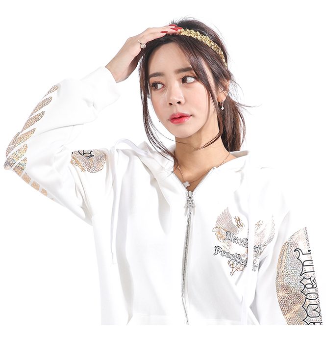 Unique 114 패션 스팽글 헤어밴드(뉴버전)