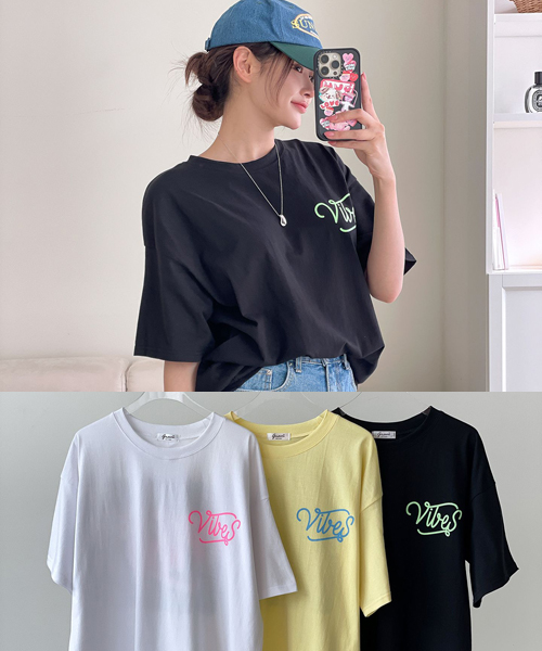 Unique1459 바이브 반팔티~