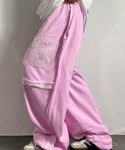 Unique1531 페틑에잇 와이드 스트링팬츠~