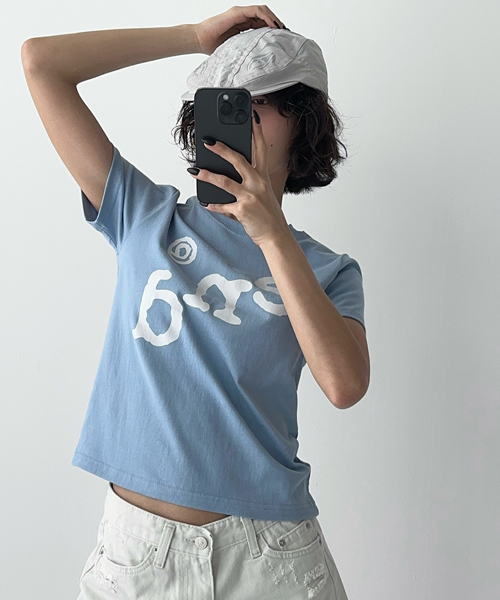 Unique1541 엔드 크롭반팔~