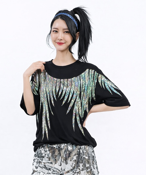 Unique1545 엔젤 핫피스 반팔~