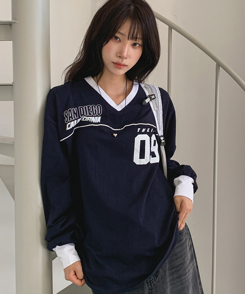 Unique1547 샌디에고 09배색티~