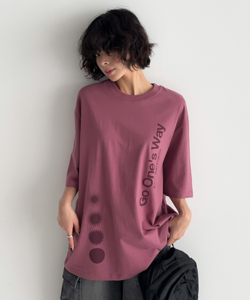 Unique1551 원웨이 박스반팔티~