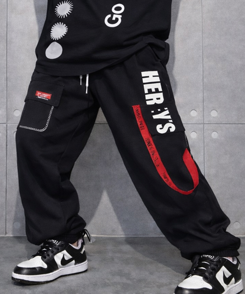 Unique1552 허쉬 끈 조거팬츠~