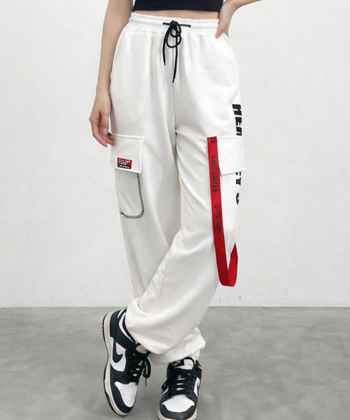 Unique1552 허쉬 끈 조거팬츠~