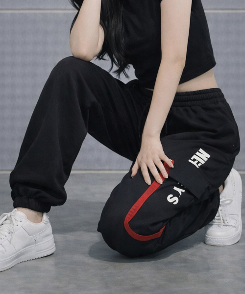 Unique1552 허쉬 끈 조거팬츠~