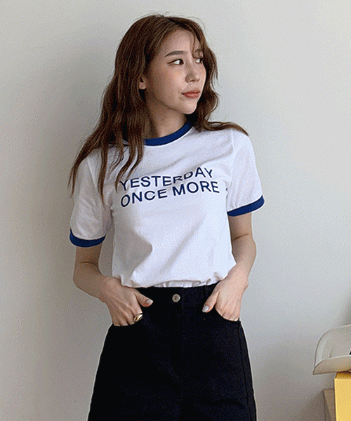 Unique1560 예스터데이 반팔티~